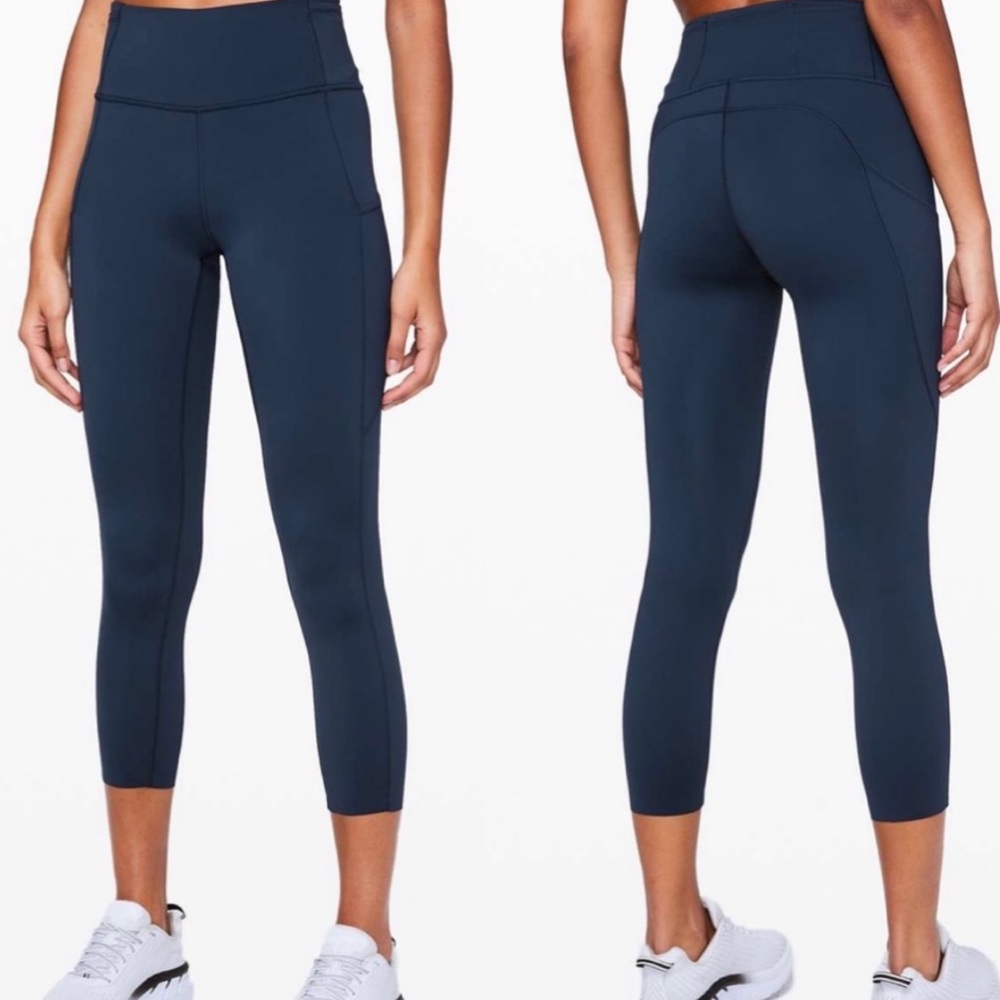 Lululemon Fast and Free High-Rise Crop II 21”